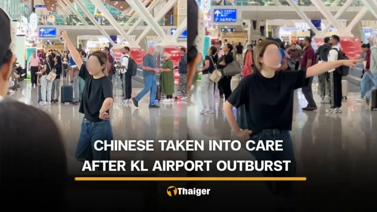 Chinese woman sent to hospital after Kuala Lumpur Airport outburst