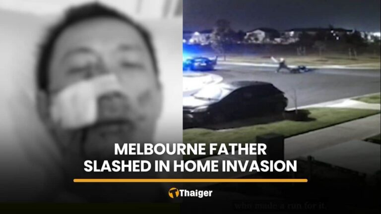 Melbourne father slashed with samurai sword in home invasion