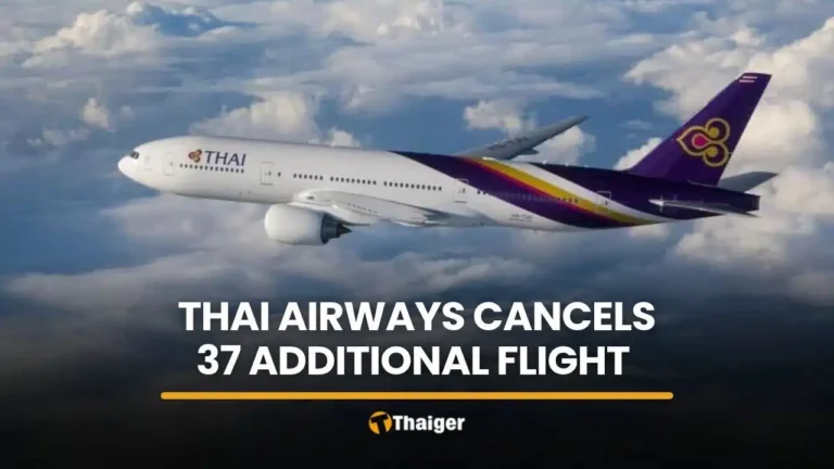 Thai Airways cancels 37 additional flights through October 1
