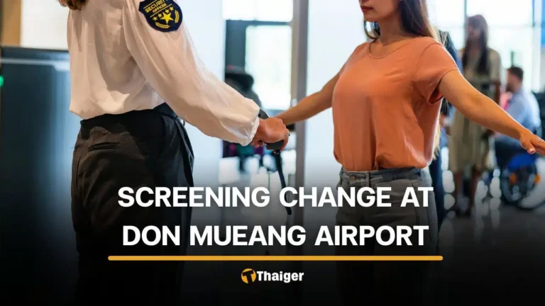 Don Mueang drops hand wand for pat-down body search from November 1