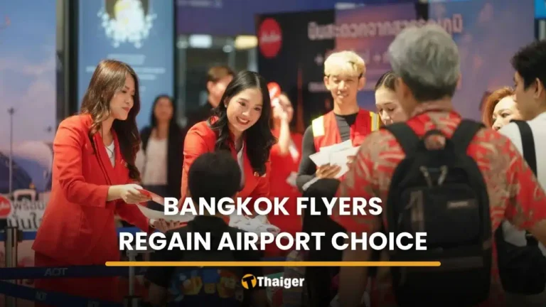 AirAsia returns to Suvarnabhumi Airport with 3 domestic routes